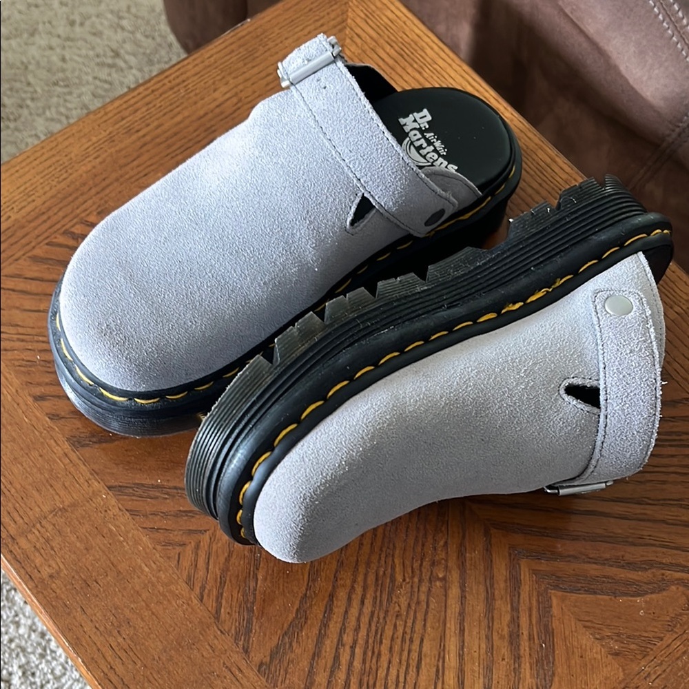 Dr. Martens Gray clog with Chunky Sole